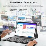 10-Inch Android 13 Tablet with Keyboard & Accessories