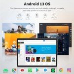 10-Inch Android 13 Tablet with Keyboard & Accessories