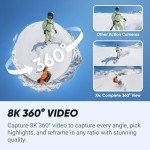 Insta360 X4 8K Waterproof 360 Action Camera Bundle