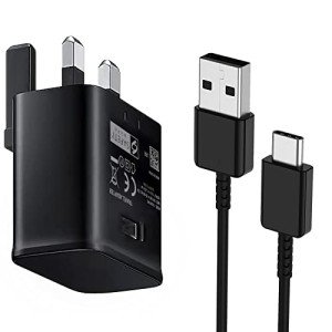 15W Fast USB Charger Plug with 2M Type C Cable