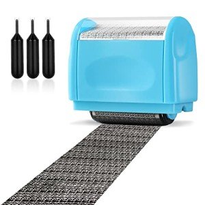 Confidential Address Blocker Stamp with 3 Refills