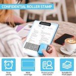 Confidential Address Blocker Stamp with 3 Refills
