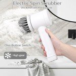 Cordless Power Spin Scrubber with 5 Brush Heads