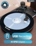 Bluetooth Vinyl Record Player with Speakers - Moto Plus
