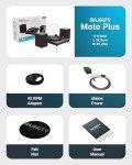 Bluetooth Vinyl Record Player with Speakers - Moto Plus