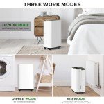 Smart 20L Home Dehumidifier with Humidity Display