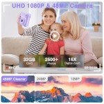 Kids Instant Print Camera with Dual-Lens & Accessories