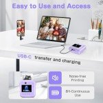 Kids Instant Print Camera with Dual-Lens & Accessories