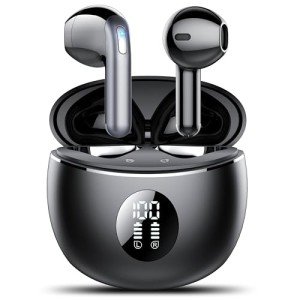TIMU Bluetooth 5.4 Wireless Earbuds with ENC Mic