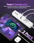 AAZV 2-Pack Fast iPhone Charger & 2M Cable