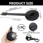 IvyH Wireless HDMI Display Adapter - 1080P Miracast Stick