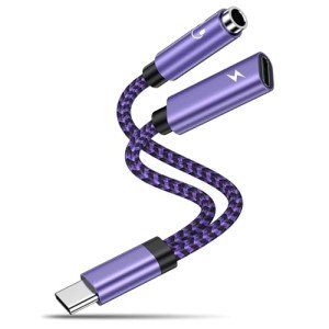 USB-C to 3.5mm Headphone and Charger Adapter