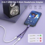 USB-C to 3.5mm Headphone and Charger Adapter
