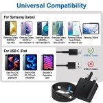 Samsung 25W Fast Charger with 6.6FT USB C Cable