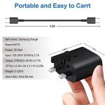 Samsung 25W Fast Charger with 6.6FT USB C Cable