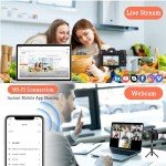 4K Vlogging Camera with Flip Screen & Accessories