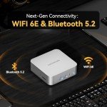 GEEKOM A8 AI Mini PC with Ryzen 9 8945HS