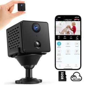 Compact 4K HD Mini Spy Camera with Storage