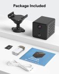 Compact 4K HD Mini Spy Camera with Storage