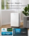 Smart Compressor Dehumidifier with Automatic Humidity Sensor