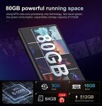 80GB Bluetooth MP3 Player with WiFi and Touchscreen