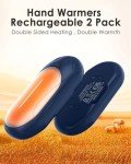 BOSONER Rechargeable Electric Hand Warmers - 2 Pack