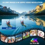 4K Vlogging Camera with Wireless Mic and Accessories