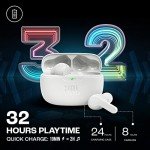 JBL Wave Beam Wireless Earbuds with 32-Hour Battery