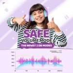 JoySpark Kids Wireless Bluetooth Headphones - Purple