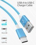 5-Pack Fast Charging USB C Cable Set