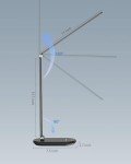 Smart LED Desk Lamp with Voice Control & Dimming