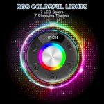 Portable Bluetooth Shower Speaker with LED Light
