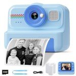 HiMont Kids Instant Print Camera with Accessories - Blue