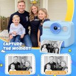 HiMont Kids Instant Print Camera with Accessories - Blue