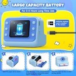 HiMont Kids Instant Print Camera with Accessories - Blue