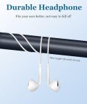 Wired HiFi Stereo Earbuds with Mic for iPhone