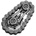 Metal Fidget Chain Spinner Toy for All Ages