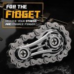 Metal Fidget Chain Spinner Toy for All Ages