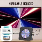 Gueray All Region DVD Player with Bluetooth & Remote