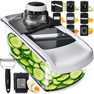 11-in-1 Kitchen Mandoline Vegetable Slicer & Cutter