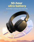 Wireless Kids Headphones with Safe Volume & 50H Playtime