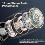 USB C Headphones with Mic & Controls - 2 Pack