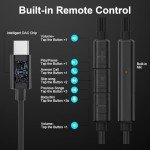 USB C Headphones with Mic & Controls - 2 Pack