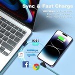 3M Right Angle iPhone Charger Cable 3-Pack