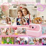 Kids Instant Print Camera with Photo Paper - Pink