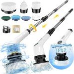 Electric Spin Scrubber with 7 Brush Heads