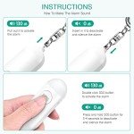 Rechargeable Personal Alarm Keychain - 2 Pack