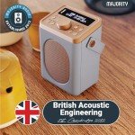 Bluetooth DAB+ Radio | 15-Hour Battery & Dual Alarm
