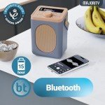 Bluetooth DAB+ Radio | 15-Hour Battery & Dual Alarm