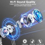 Bluetooth 5.3 Wireless Sport Earbuds with HD Mic